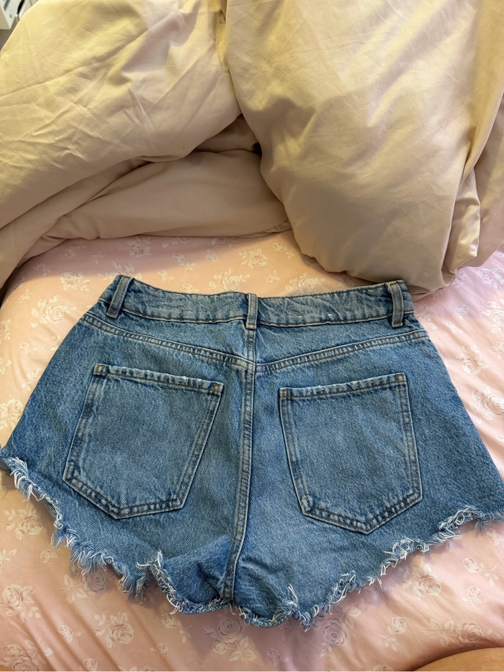 Garage High-Rise Festival Denim Shorts - Washed Blue 🐋🐋